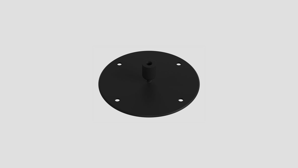 Cocoon Angled Ceiling Bracket, matte black, studio