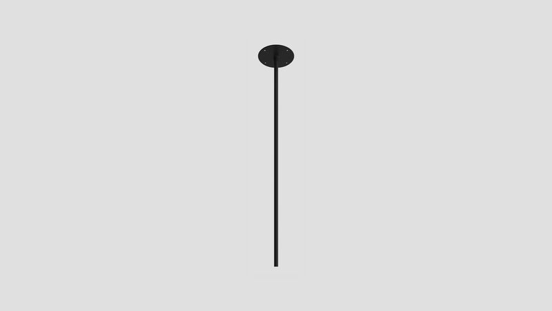 Cocoon Hanging System, matte black, studio