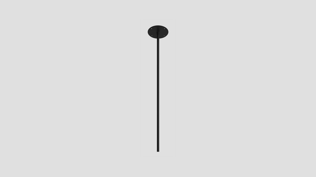 Cocoon Hanging System, matte black, studio