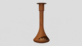 Silo suspended fireplace product view