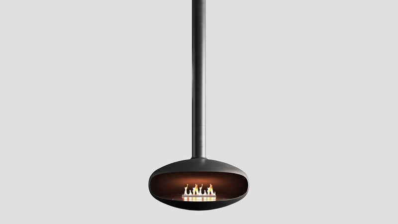 Iconic 900 bioethanol fireplace, hanging version, studio