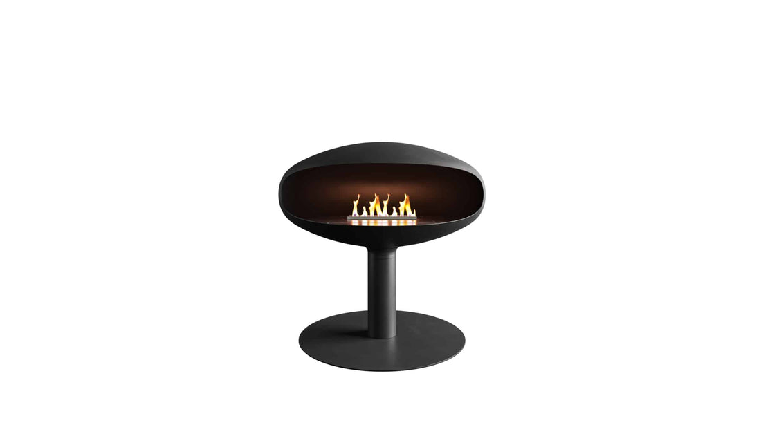 iconic 900 pedestal fireplace front view